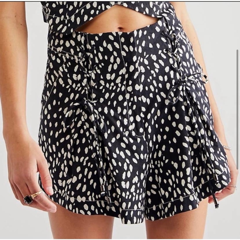 Free People Bennett Shorts and Crop Top Coord Set NWOT - Picture 4 of 6